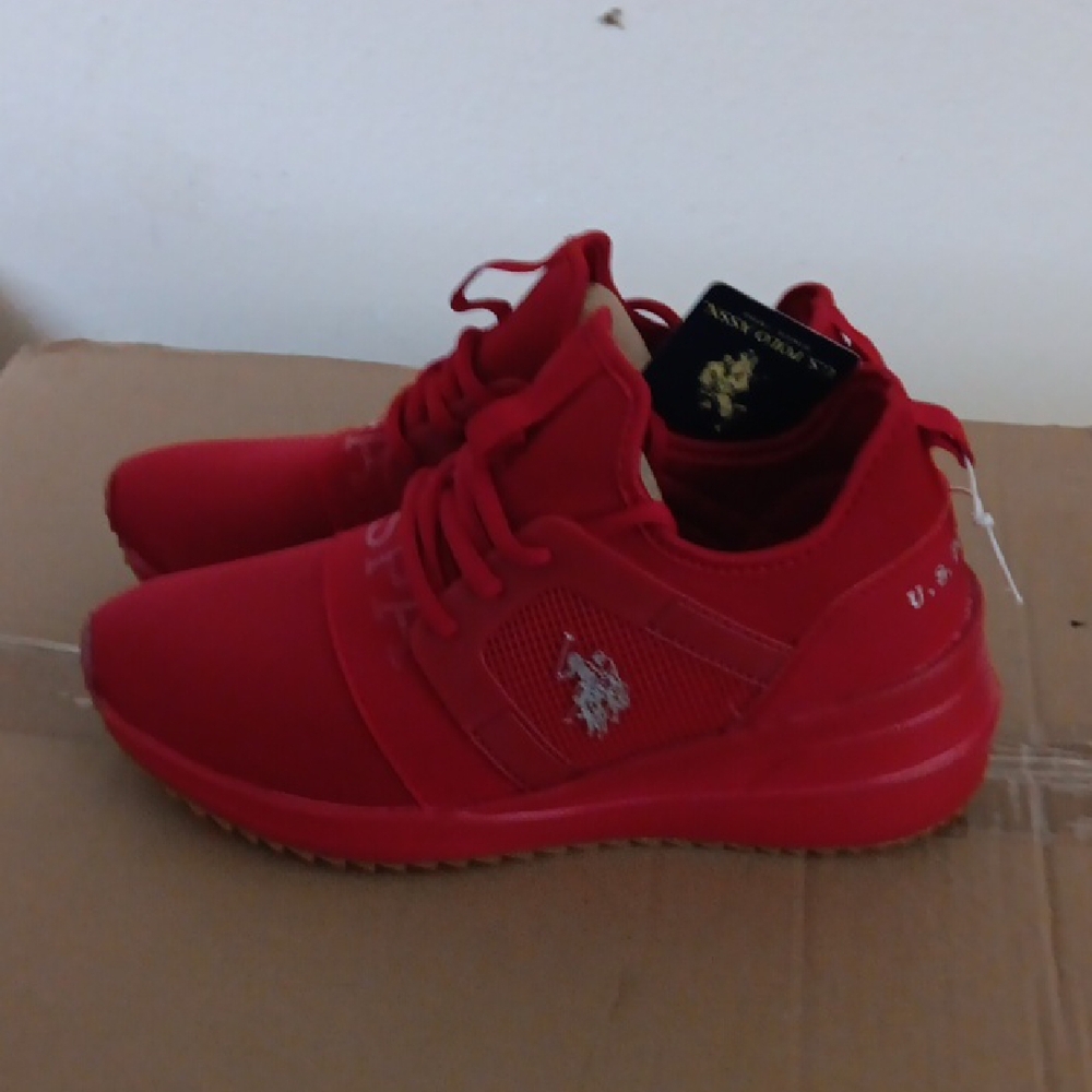 U.S. Polo Assn. Men's Red Sneakers